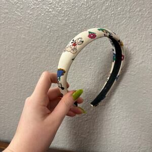 Vintage Retro Disney Baby Mickey Mouse Pluto Characters Thick Puffy Headband